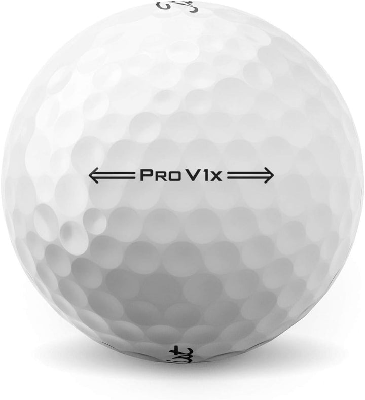 Titleist Pro V1x Golfbälle (ein Dutzend) Weiss Hohe Zahlen Einzeln, Weiss Hohe Zahlen Einzeln
