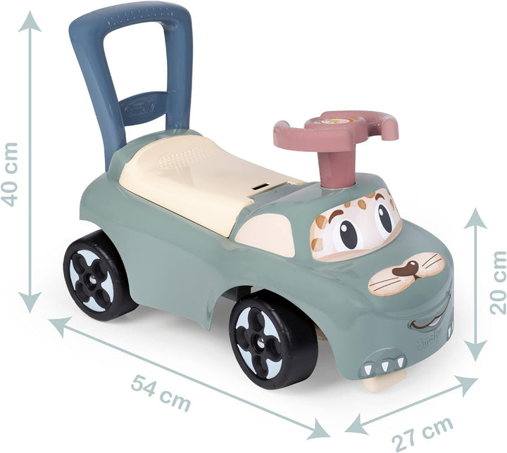 Smoby - Little Smoby Mein erstes Auto Rutscherfahrzeug - Kinderfahrzeug mit Staufach und Kippschutz,
