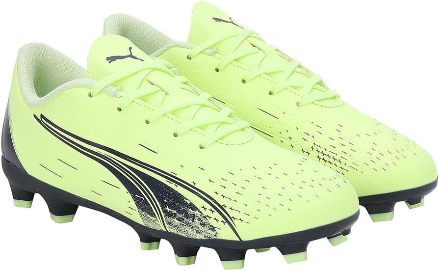 PUMA Unisex Kinder Ultra Pro Fg/Ag Jr Fussballschuh 33 EU Fizzy Light Parisian Night Blue Glimmer, 3