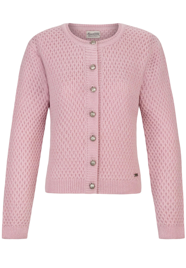Stockerpoint Juliette Damen Trachtenstrickjacke 42 Rose, 42 Rose