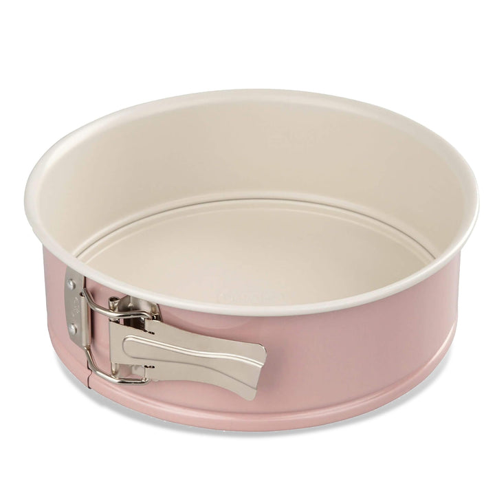 Dr. Oetker Springform Ø 20 cm mit Flachboden, runde Kuchenform Modern Baking - Retro Design mit zwei
