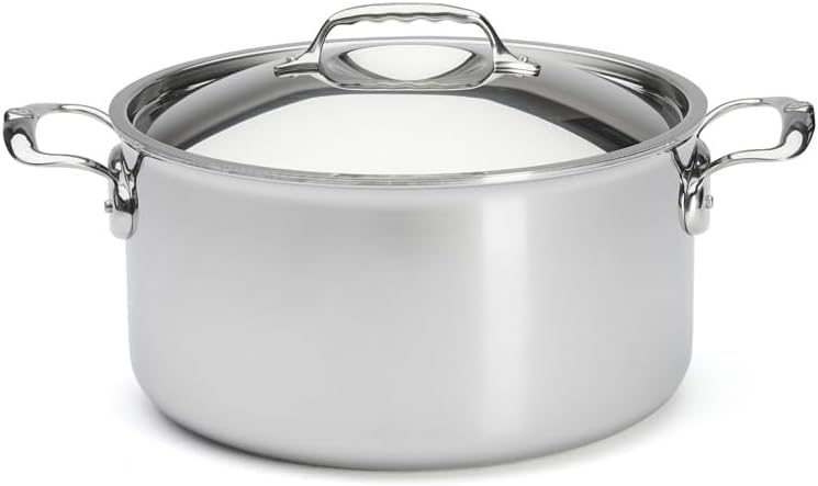 DE BUYER 1830 Affinity Serie 3742.28 Koch-/ Bratentopf mit Deckel Ø 28 cm 8,6 Ltr Edelstahl