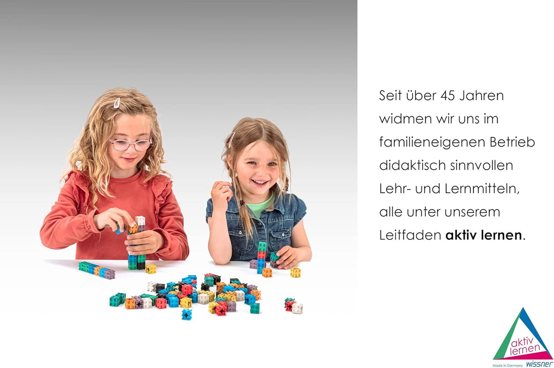 WISSNER® 400 Wendeplättchen in rot-blau aus RE-Plastic, Rechenplättchen für den Mathematikunterricht