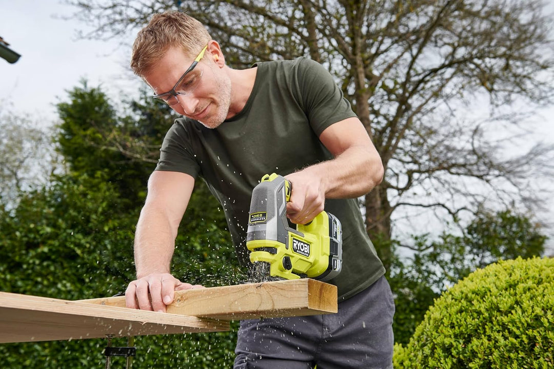 RYOBI 18 V ONE+ Brushless Akku-Stichsäge RJS18BL-0, 25 mm Hublänge, Pendelhub, ohne Akku und Ladeger
