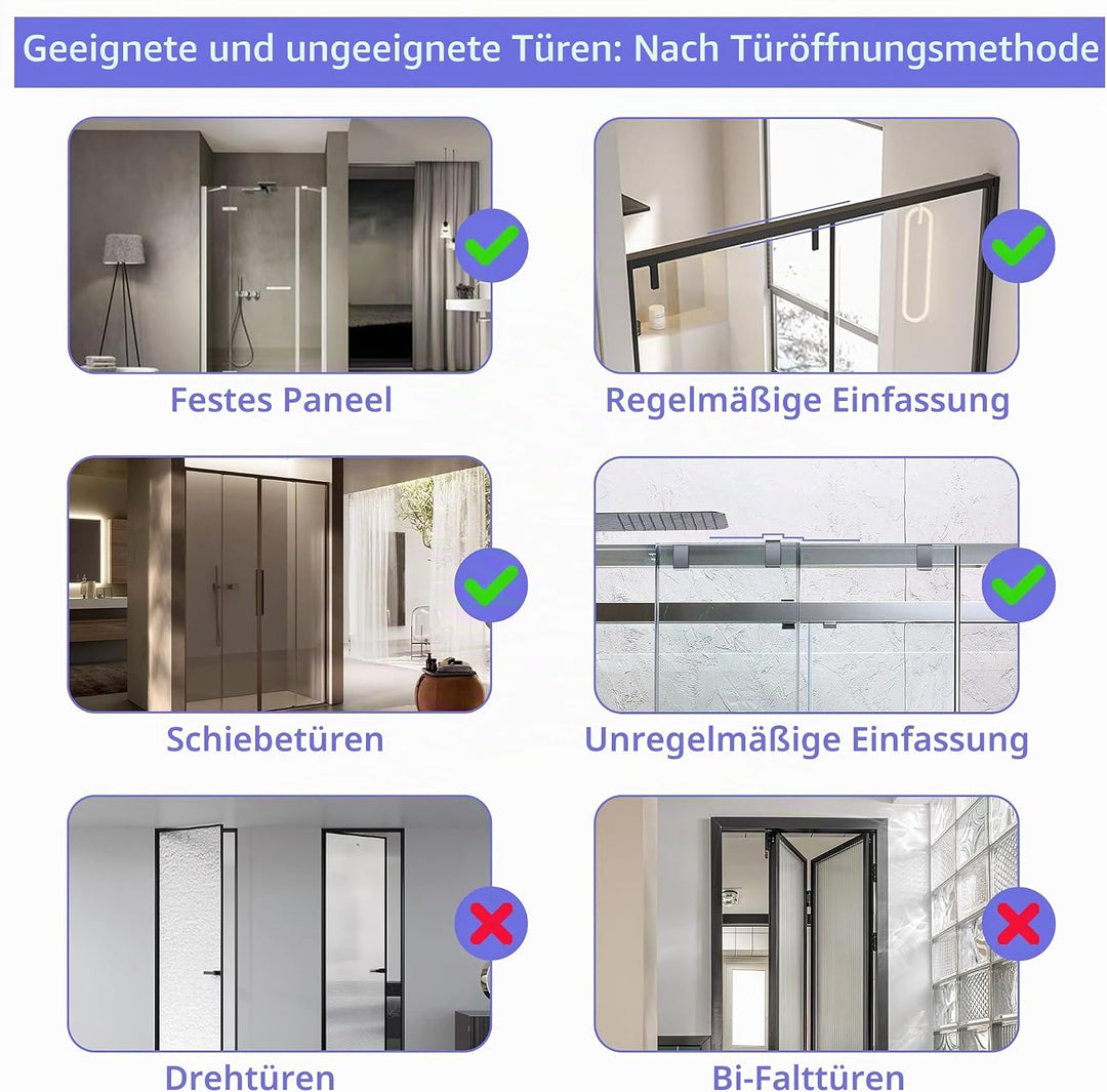 Duschablage zum Hängen, 3. Stock Duschablage 0hne Bohren Mattweiss, Badezimmer Organizer mit 4 Saugn
