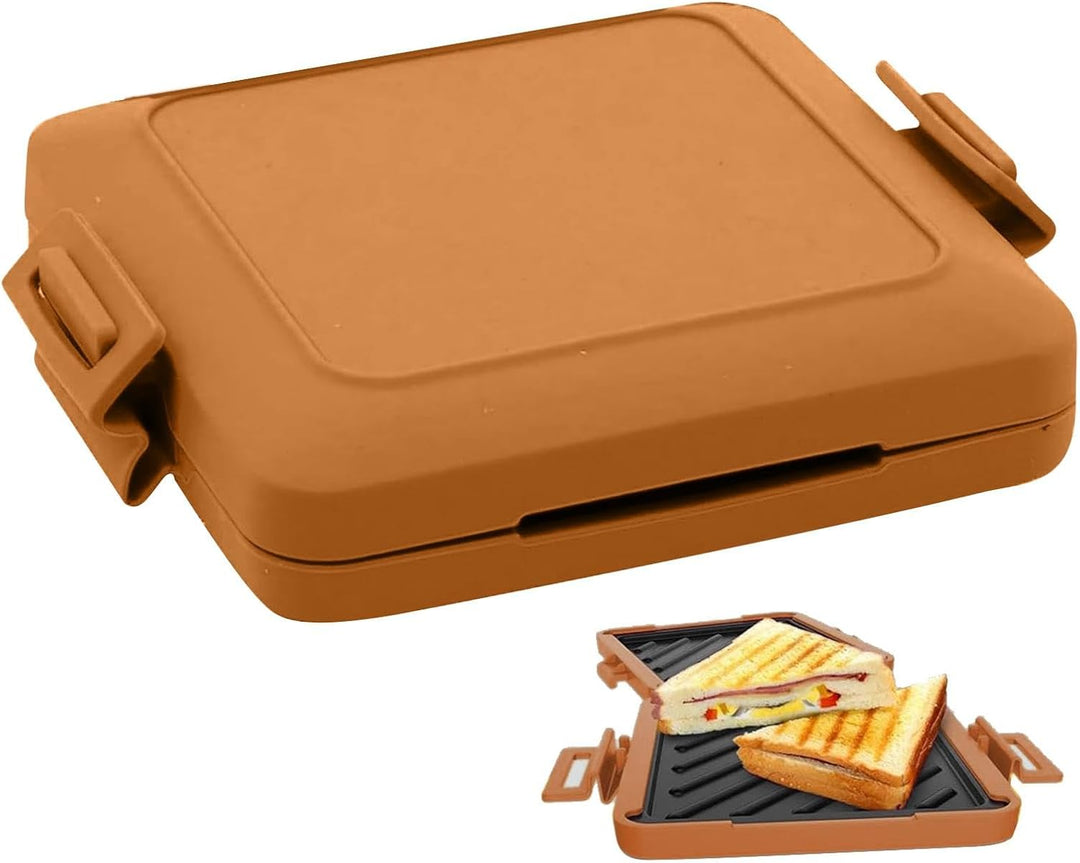 Mikrowellen- -Maker, Mico Mikrowellen-Toastie-Sandwich-Maker und Grill, kabelloser -Maker, Frühstück