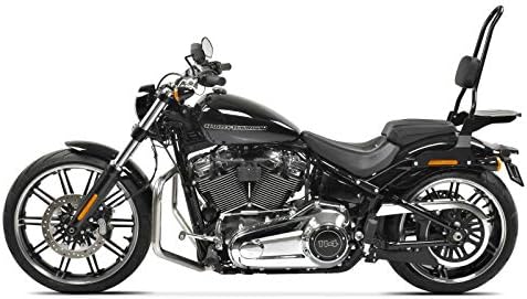 Sissy Bar CSXL Fix für Harley Davidson Breakout / 114 18-23 mit Gepäckträger schwarz