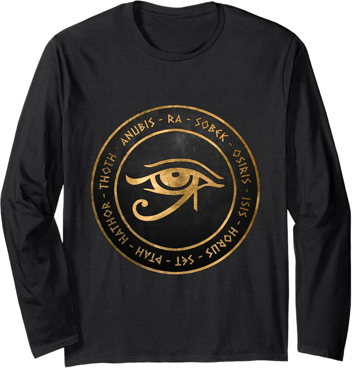 Ägyptische Götter Alte Götter und Göttinnen Auge von Ra Langarmshirt