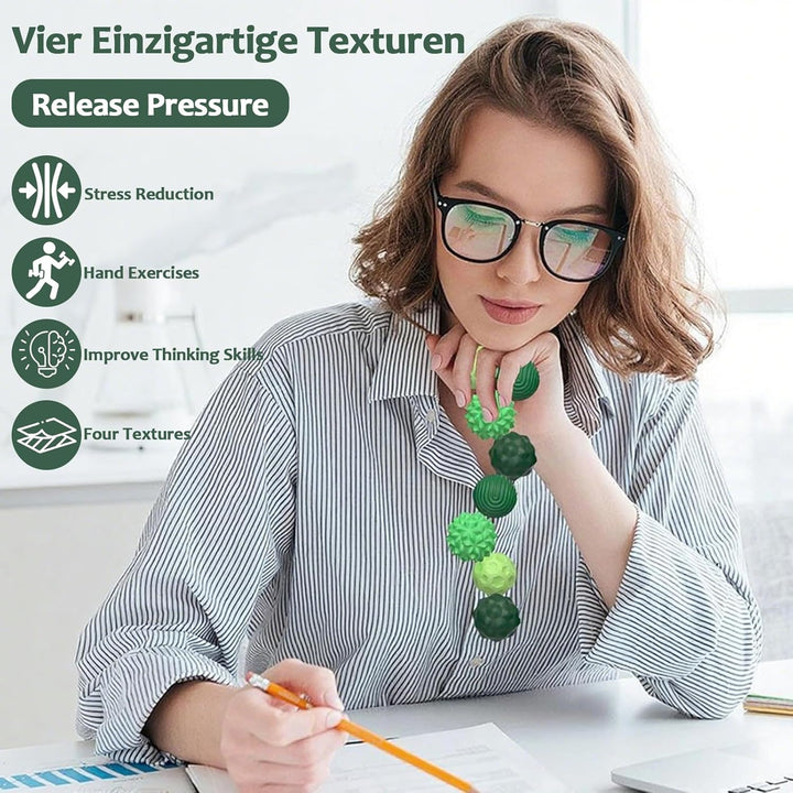 8 Stück Magnetische Fidget Toy, Magnetische Sensorik Bälle als Sensory Toys, Stress Bälle Mit Siliko