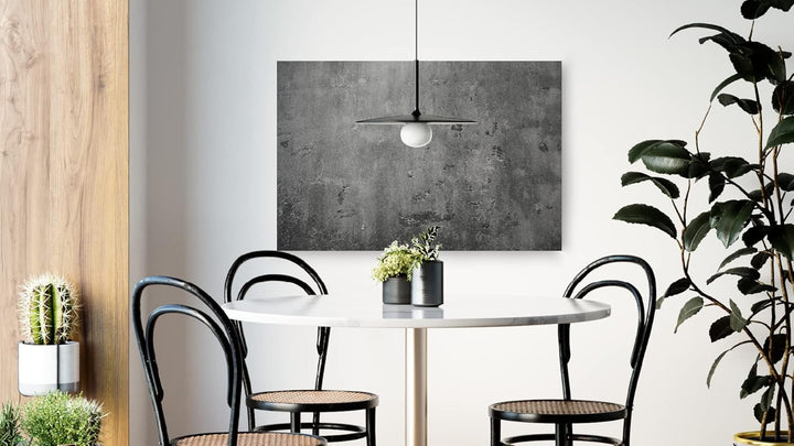 ALLboards Metallische Magnettafel BETONMAUER ZEMENTMAUER ZEMENT 90x60cm MetalBoards Memoboard für je