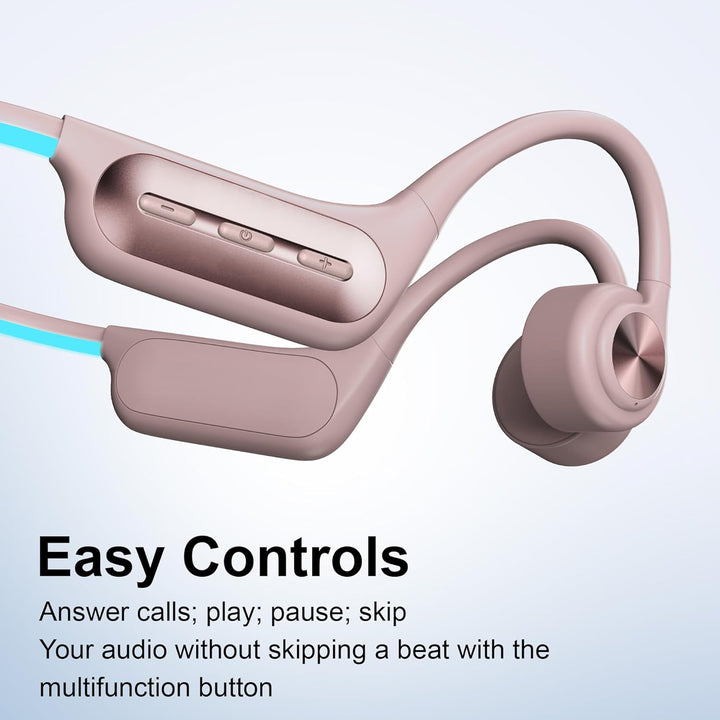 Bluetooth 5.3 Kopfhörer, Knochenleitung, Schwimmen, IP68, wasserdicht, MP3 Speicher 32G, für Sport,