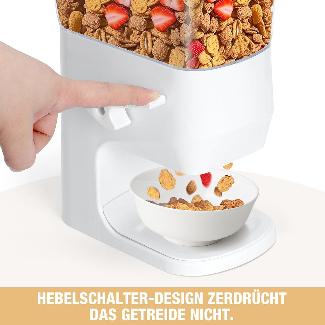 Tokokimo Müslispender, Zerkleinert Keine Cerealien Beim Ausgeben, 3,2L Cereal Dispenser & Cornflakes