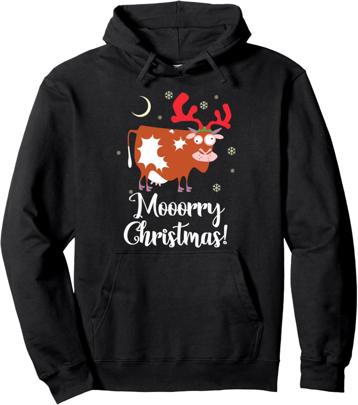 Frohe Weihnachten Rentier Einhorn Pullover Hoodie