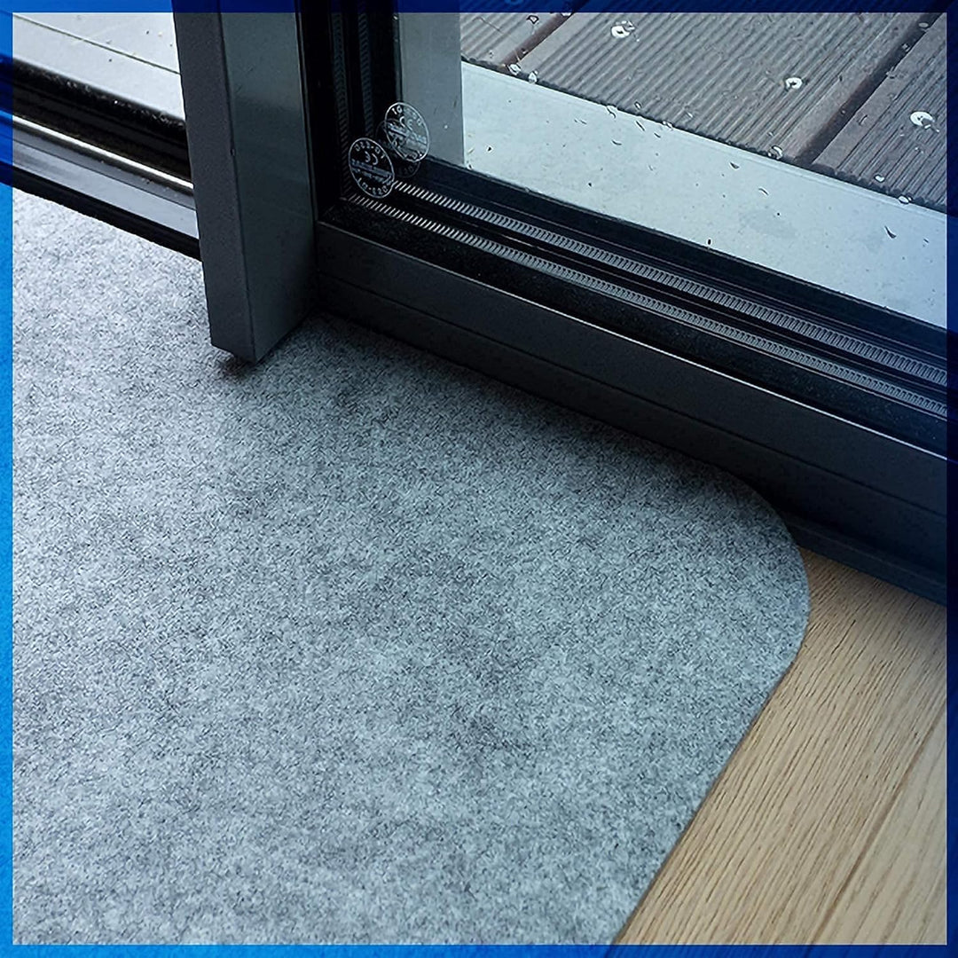 HomeProtect® | Schmutzfangmatte - SUPERDÜNN 2 mm, Selbstklebende Fussmatte, Schuhmatte, Fussabstreif