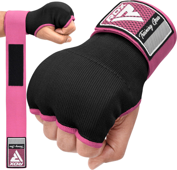 RDX Gel Innenhandschuhe Boxen MMA Muay Thai Training, Elastisch Boxbandagen 100cm Lang Handgelenkban