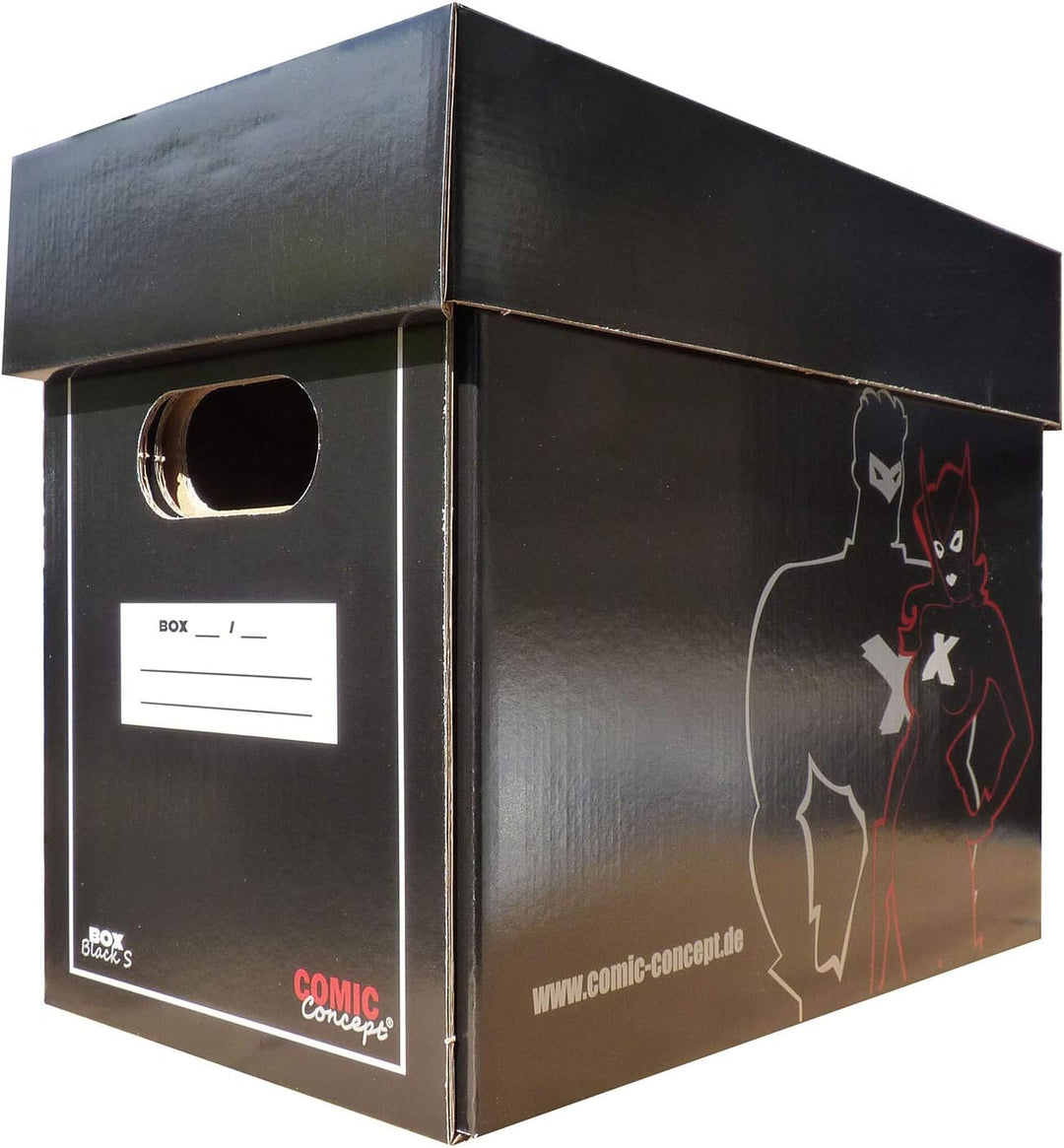 Comic Concept Set 10x Premium Comic Box (kurz) schwarz