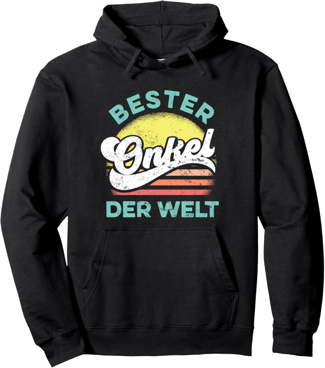Bester Onkel der Welt Vintage Spruch für den besten Onkel Pullover Hoodie
