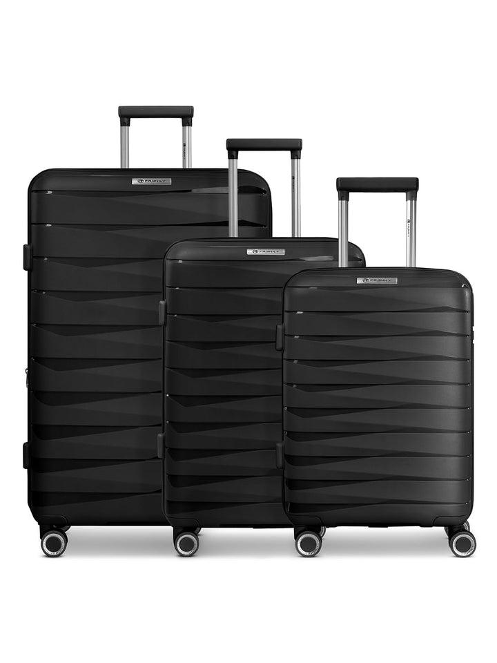 Franky Koffer-Set 3-teilig für Damen und Herren | Reise-Trolleys 49 x 28 x 74 cm aus hochwertigem, l