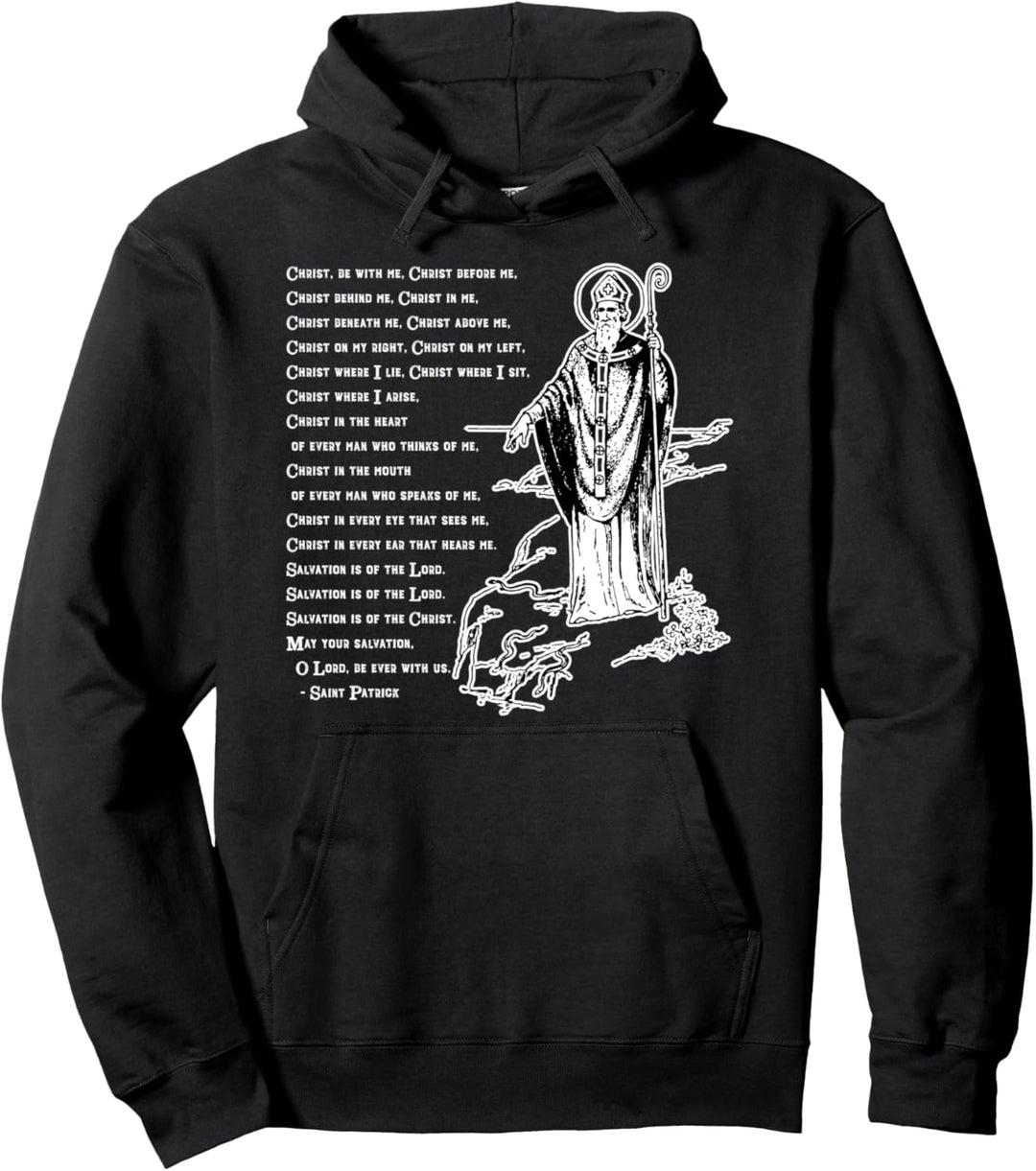 St. Patrick Brustplatte Katholischer Saint Patricks Day Pullover Hoodie