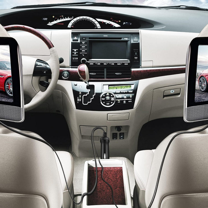 Guy-Tech Auto-Ladegerät mit 2 Ausgängen DC Adapter Kompatibel für Sylvania SDVD1037 SYLSDVD1037OB 10