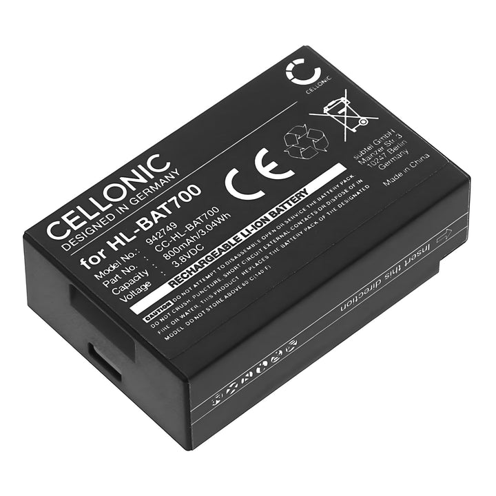 CELLONIC, Akku für Headset kompatibel mit Hollyland Solidcom C1, Solidcom C1 Pro (800mAh, 3.8V) Ersa