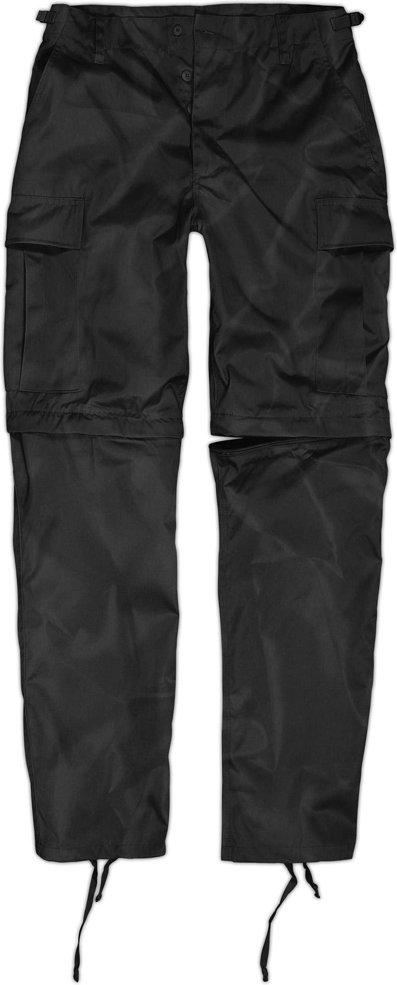 normani Zip Off BDU Feldhose mit per Reissverschluss abtrennbaren Hosenbeinen L Schwarz, L Schwarz