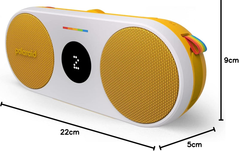 Polaroid P2 - Powerful Portable Wireless Bluetooth Speaker Rechargeable with Dual Stereo Pairing - Y