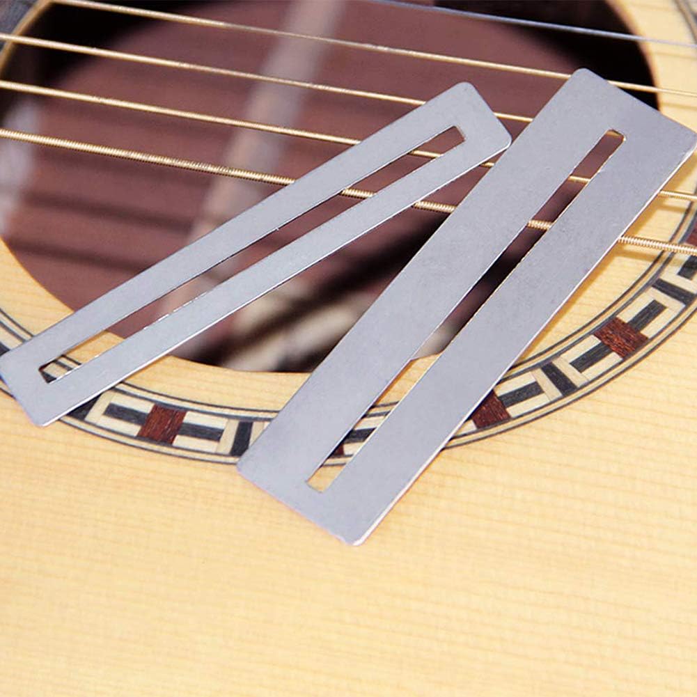 Das Gitarren-Werkzeugset mit Sander Radius Gauge String Action Lineal Griffbrettschutz eignet sich z