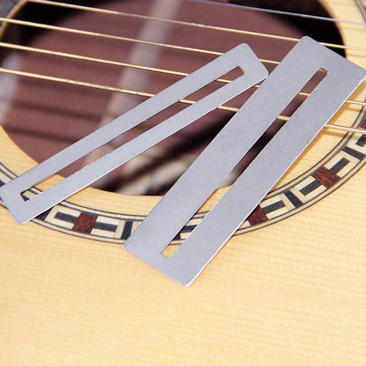Das Gitarren-Werkzeugset mit Sander Radius Gauge String Action Lineal Griffbrettschutz eignet sich z