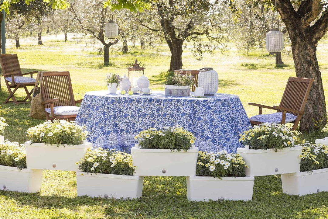 Bama Nässestop S18 Garten Modular Brick Pflanzgefässe, 59 x 23 x 27 cm Cremefarben, Cremefarben