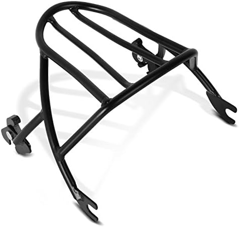 Gepäckträger Solo Rack Abnehmbar für Harley Davidson Sportster 883 Low 04-10 schwarz