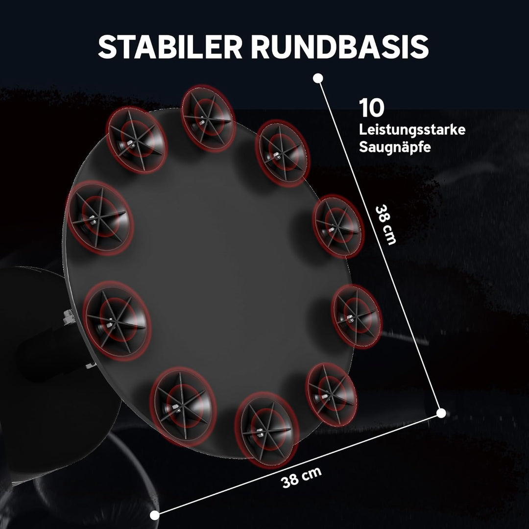 SPORTNOW Boxsack freistehend 135 cm Standboxsack mit 10 Saugnäpfen und Stossdämpfer, Kickboxsack Box