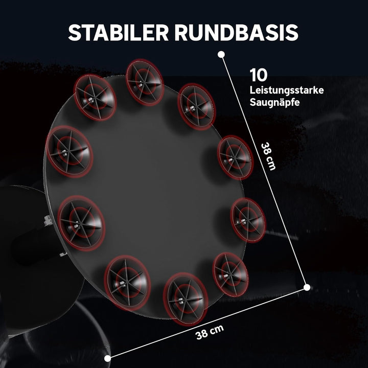 SPORTNOW Boxsack freistehend 135 cm Standboxsack mit 10 Saugnäpfen und Stossdämpfer, Kickboxsack Box