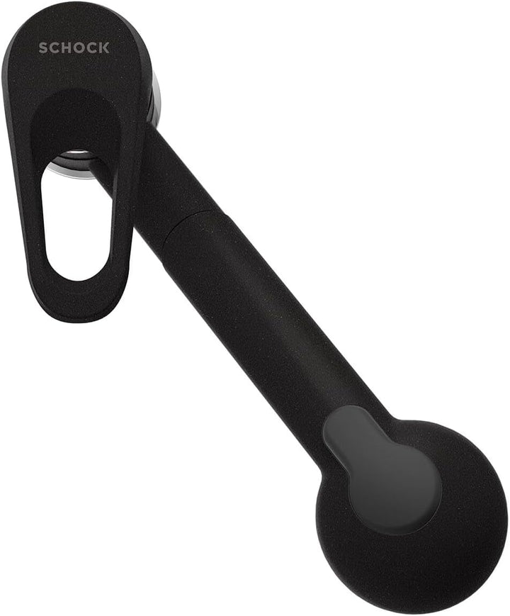 Schock 525122GNE Küchenarmatur Cosmo Nero – Schwarze Hochdruck Armatur mit ausziehbarer Schlauchbrau