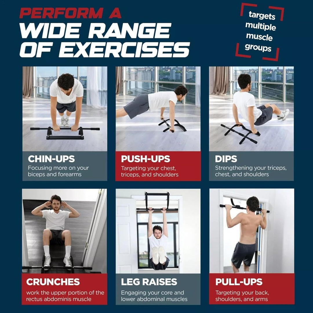 Pull Upbar für Tür, Chin Up B-ar Doorway, Türrahmen Pull Upbar, Indoor Chin-Upbar Fitness Trainer fü