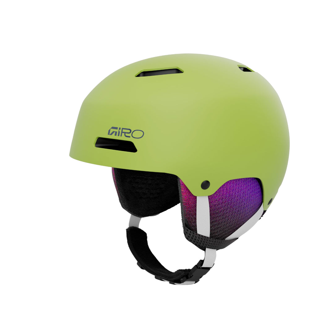 Giro Crue Skihelm für Kinder, Snowboardhelm für Jugendliche, Kleinkinder Jungen und Mädchen Grün, ma