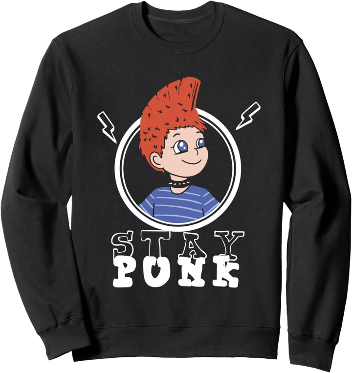 Bleib Punk | Mohawk Rocker | Punker Sweatshirt