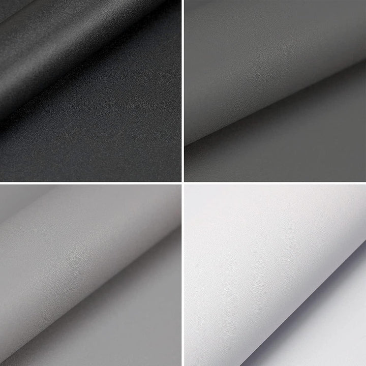 Hode Klebefolie Grau Möbelfolie Matt 90x600cm für Möbel Wand Schränke Schreibtisch Vinyl Wasserdicht