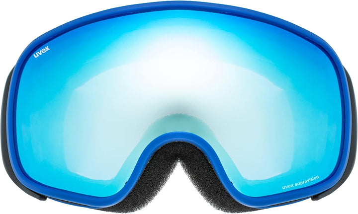 Uvex Unisex Jugend Scribble Fm Sph Skibrille (1er Pack) Einheitsgrösse blue/blue-clear Single, Einhe
