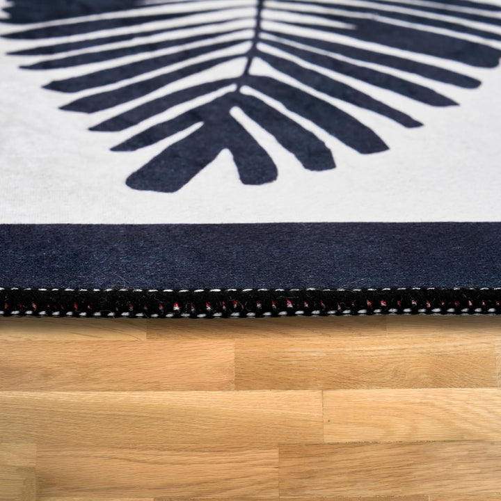 miqna Wohnzimmer Teppich Kurzflor Moderne geometrische rutschfeste Boden Flur Teppich Gel Läufer sch