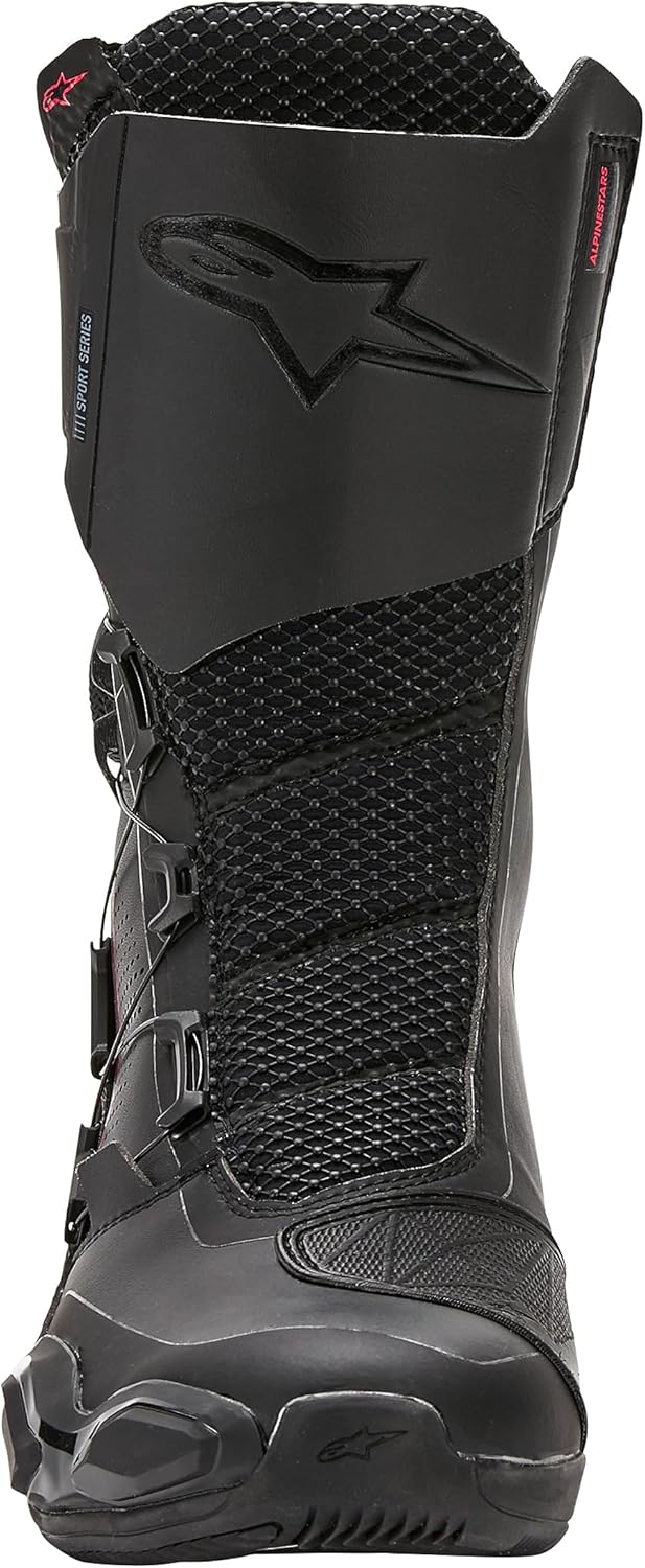 Alpinestars Unisex 2222024-1100-41 Motorradstiefel, Schwarz, 41 EU