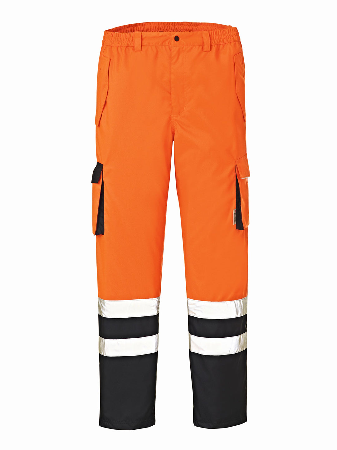 4 Protect Warnschutz Bundhose Baltimore 3491 Wetterschutzhose L L Orange/Blau, L Orange/Blau