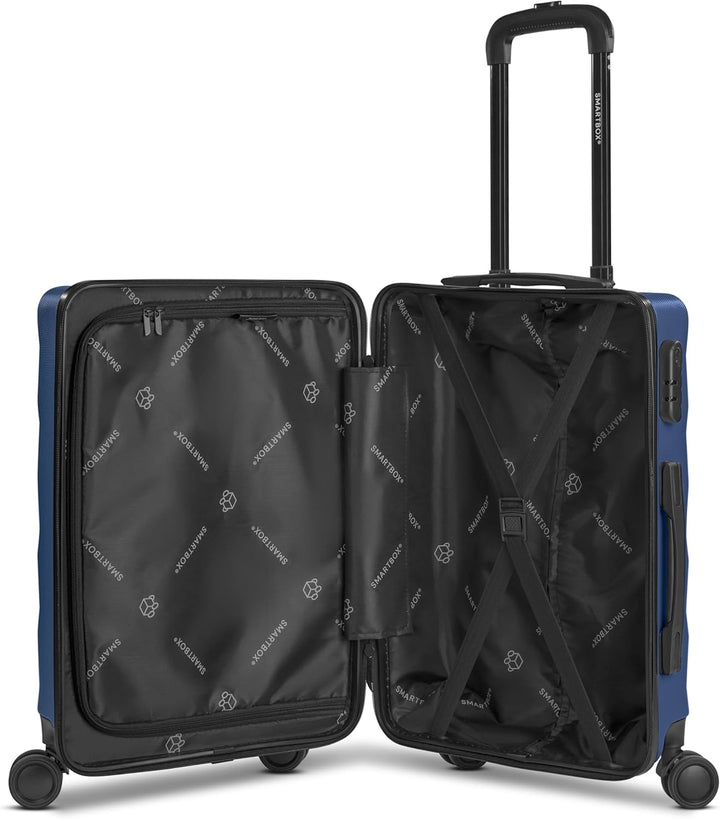 Smartbox Hartschalen Kabinen-Koffer für Damen & Herren | Kleiner Trolley 38 x 22 x 55 cm aus hochwer