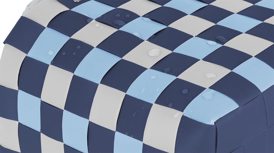 normani Einkaufstasche geflochten mit Henkeln - Tragetasche extra robust Farbe Classic/Namaka Classi