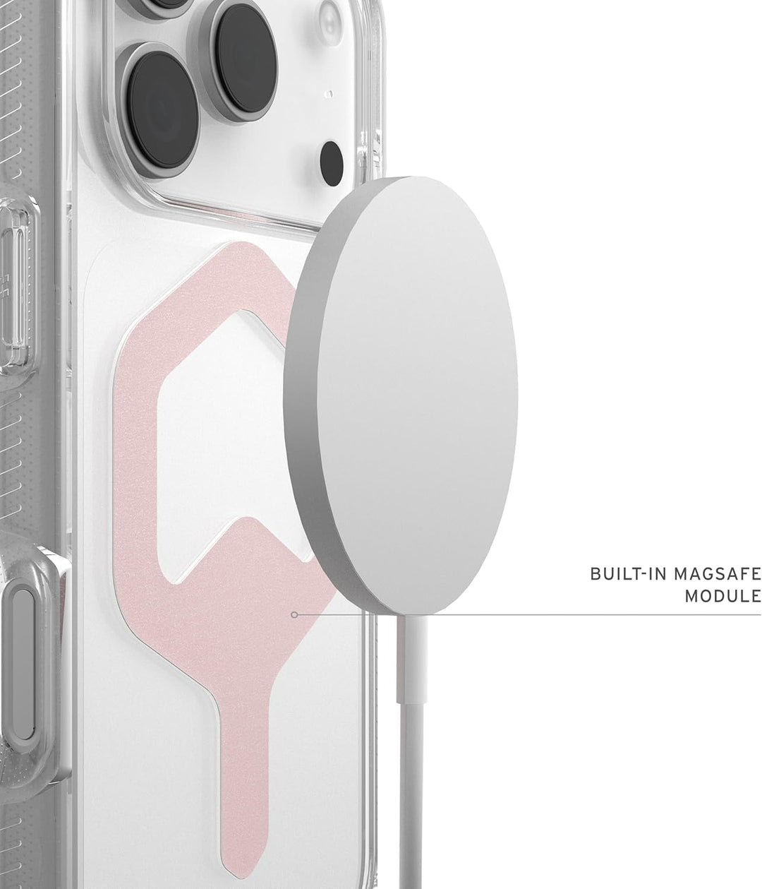 URBAN ARMOR GEAR Plyo MS Case kompatibel mit Apple iPhone 17 Pro Hülle (Wireless Charging/Magnetisch