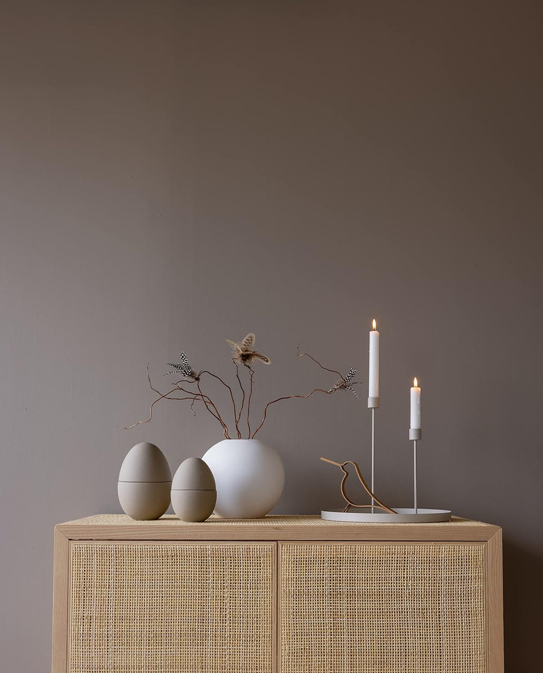 Cooee Design Bonbonniere 14cm Sand, Osterdekoration, Bonbonschale, Schale, Osterei, HI-056-01-SA
