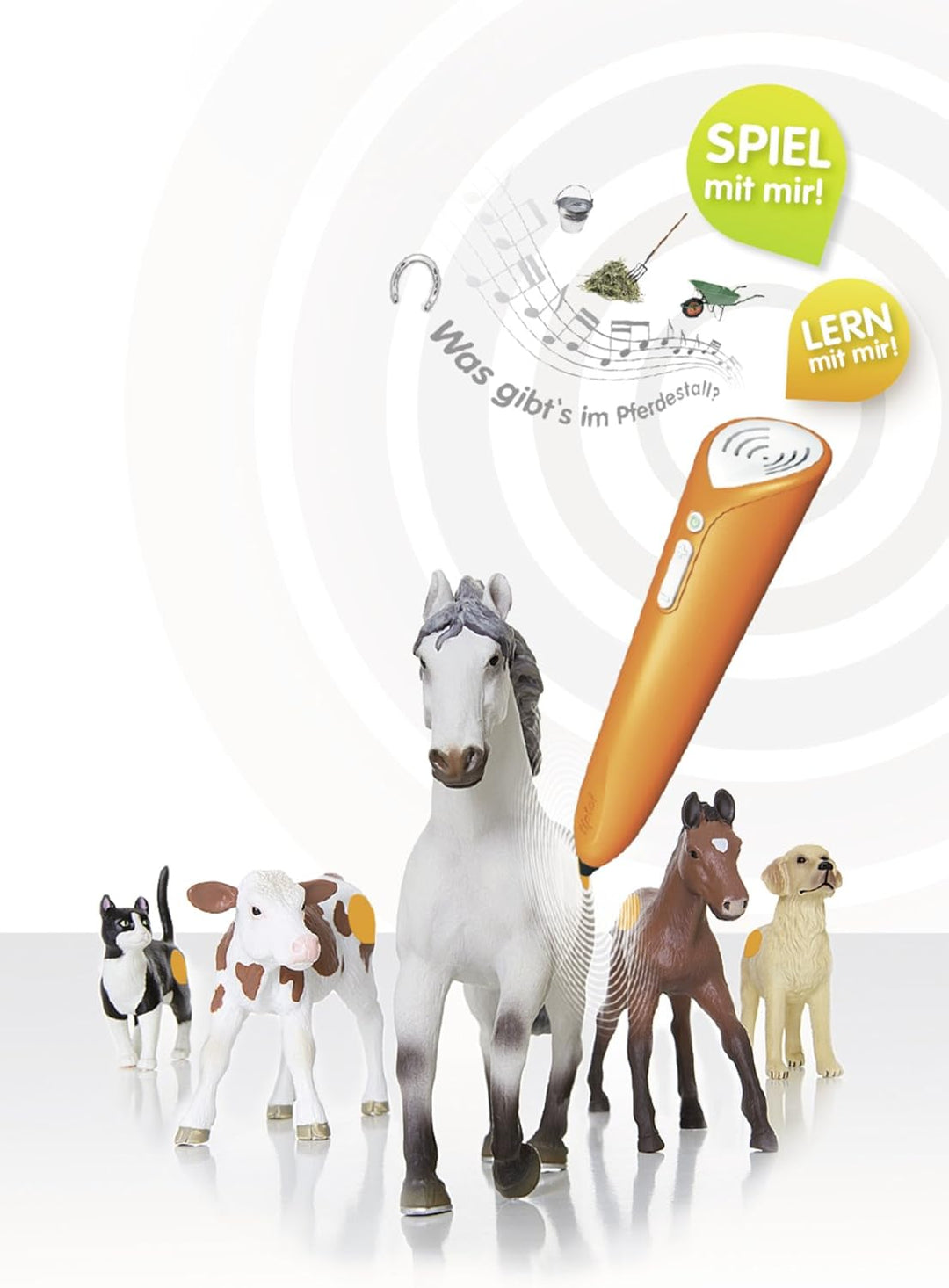 Ravensburger 81123 - tiptoi Spielfigur - Falabella Stute mit Falabella Fohlen