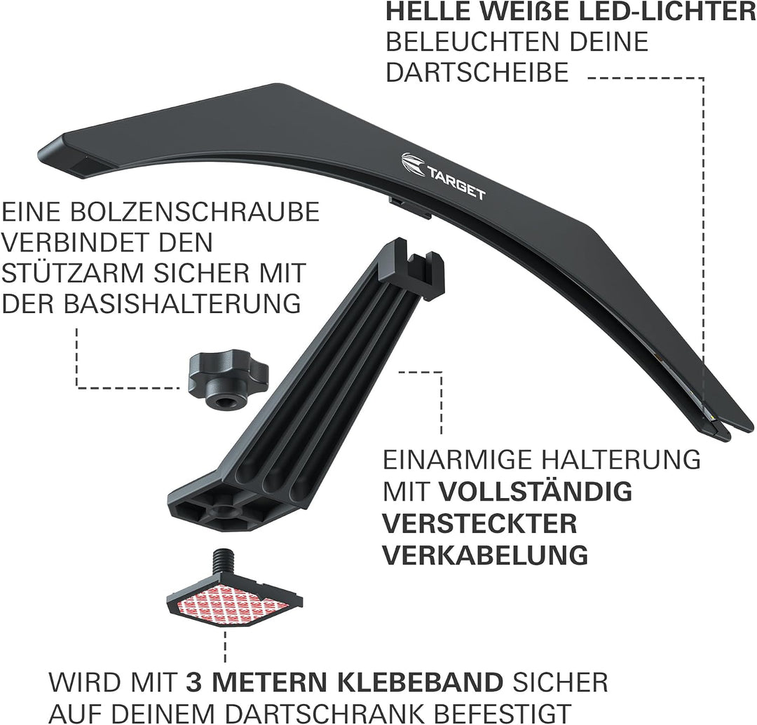 Target Darts Arc Dartscheibe Schrankbeleuchtung System Cabinet Light, Cabinet Light
