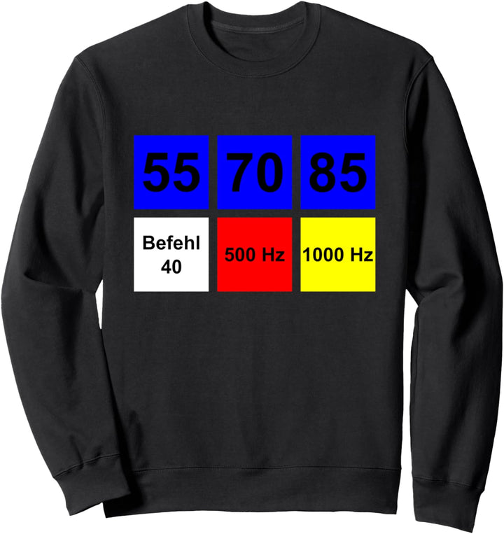 Lokführer Lustiges PZB Design Inside Joke Eisenbahn Fan Sweatshirt