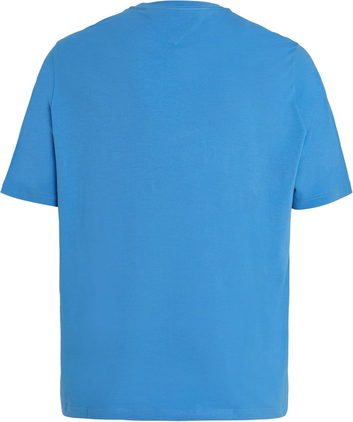Tommy Hilfiger Herren Kurzarm T-Shirts XXL Blau (Iconic Blue), XXL Blau (Iconic Blue)